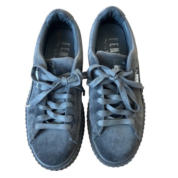 Rihanna‎ Fenty x Puma Grey creepers size 8.5 - Picture 1 of 9